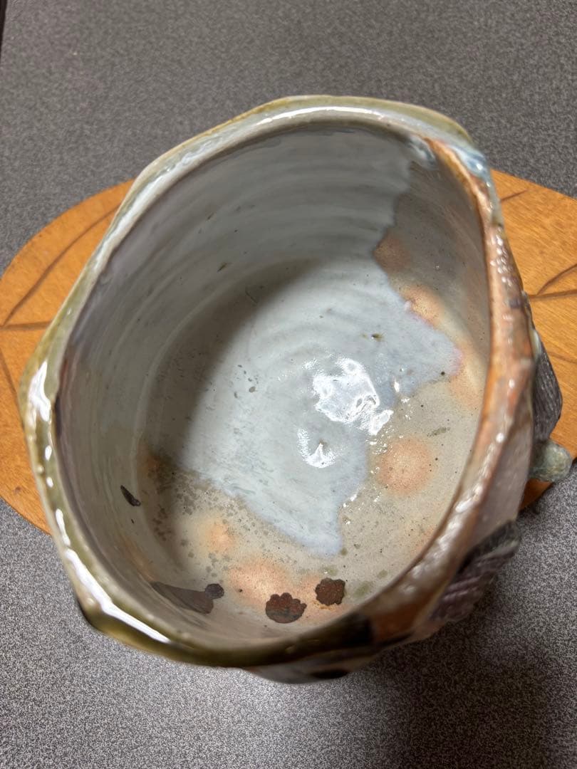 丹波焼　丹文窯4代目 大西雅文作　抹茶茶碗