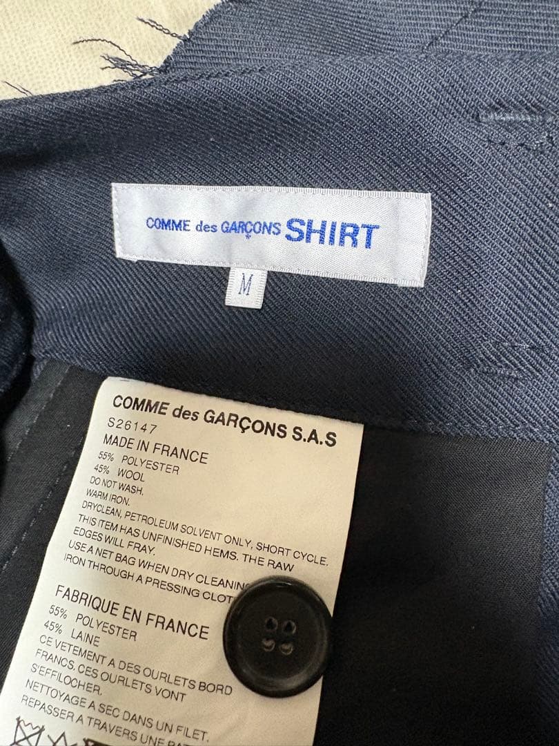 COMME des GARÇONS SHIRT ハーフパンツ　Mネイビー