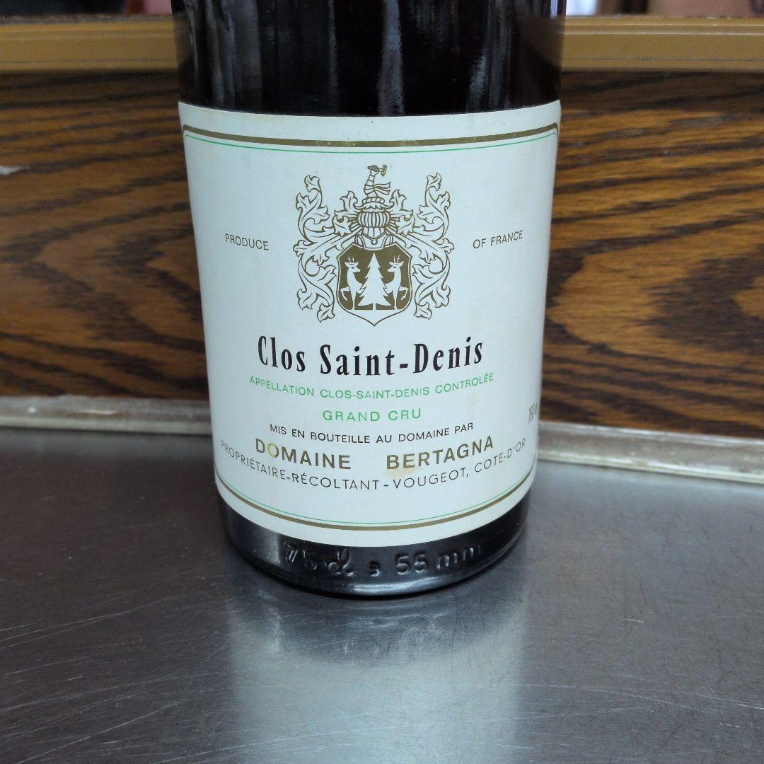 ワイン Clos Saint-Denis 1983 Domaine Bertagna