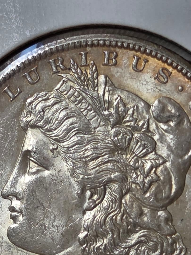 アメリカ合衆国　モルガンダラー銀貨　1900 O　ダイクラッシュ(極印破損)