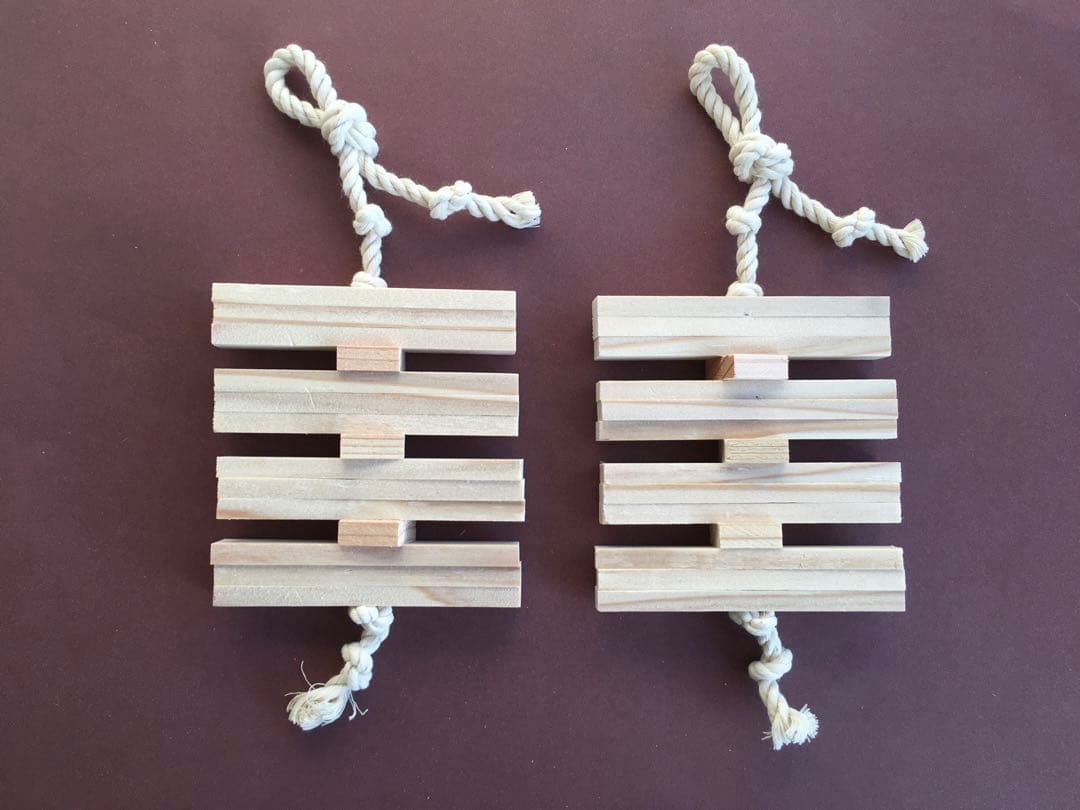 Coco hitomi手作りインコのカジカジおもちゃ50個