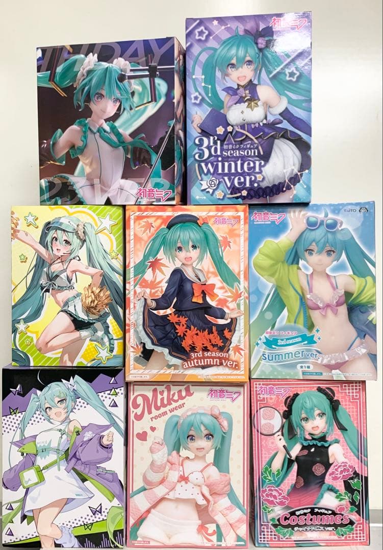 【25点】初音ミク フィギュア 25体セット【まとめ売り】タイトーセガフリュー