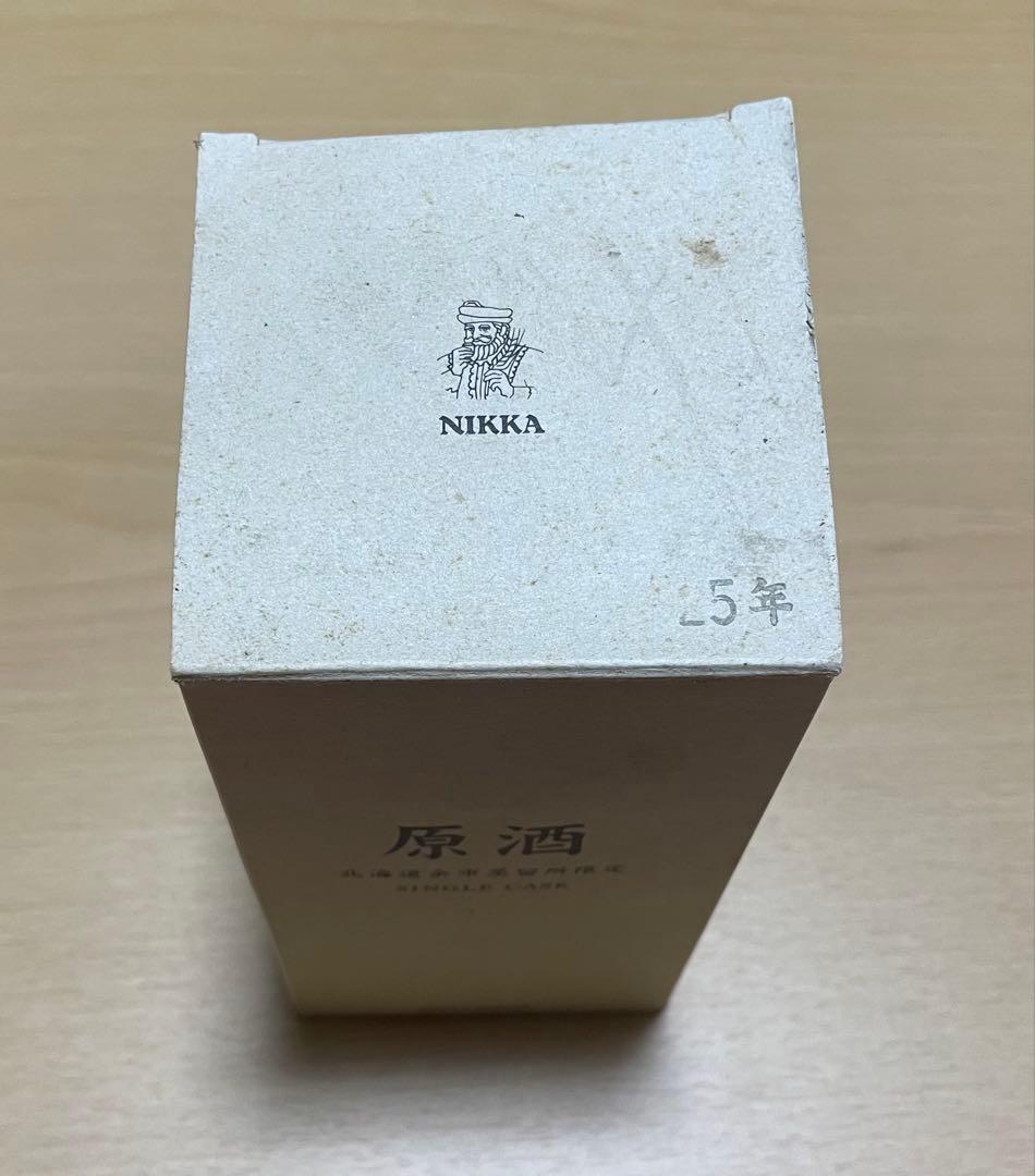 余市　シングルカスク　原酒　北海道余市蒸溜所限定　25年　ウイスキー　500ml