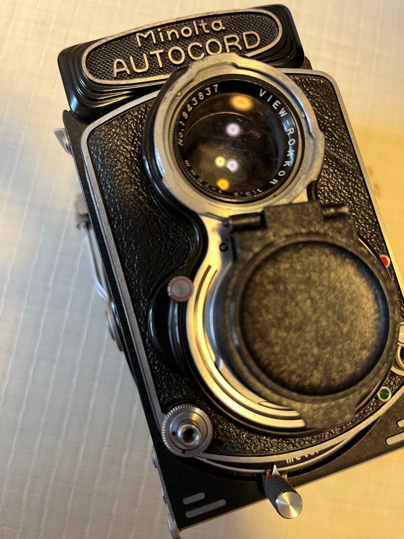 【minolta AUTOCORDカメラ】二眼レフカメラ ビューレンズ1:3.2