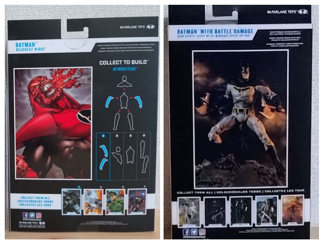 マクファーレントイズ　バットマン　バトルダメージ　ブラッケストナイト