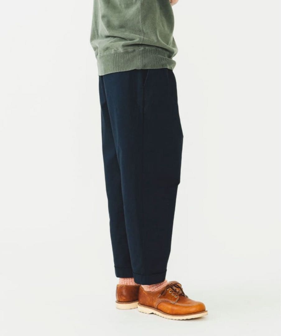 パンツ BEAMS PLUS / 2 Pleats Tapered Twill