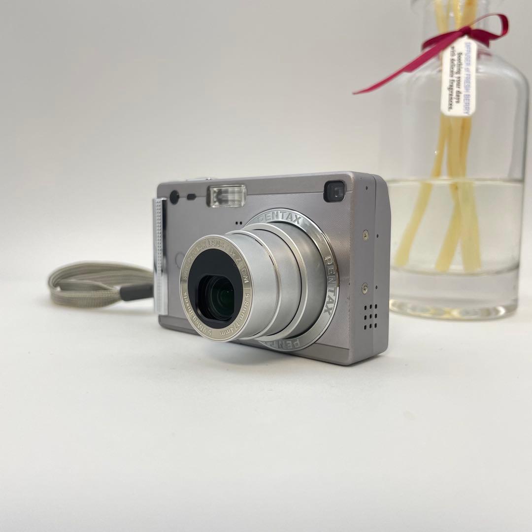 美品✨PENTAX Optio s5i✨動作確認済 スマホ転送OK 可愛すぎる♪
