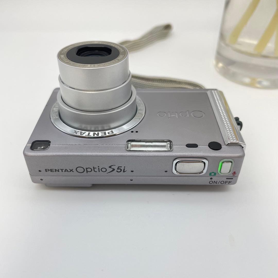 美品✨PENTAX Optio s5i✨動作確認済 スマホ転送OK 可愛すぎる♪