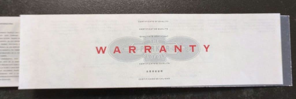 PARKER デュオフォールド 万年筆 ブルーマーブル GT 18K 英国製