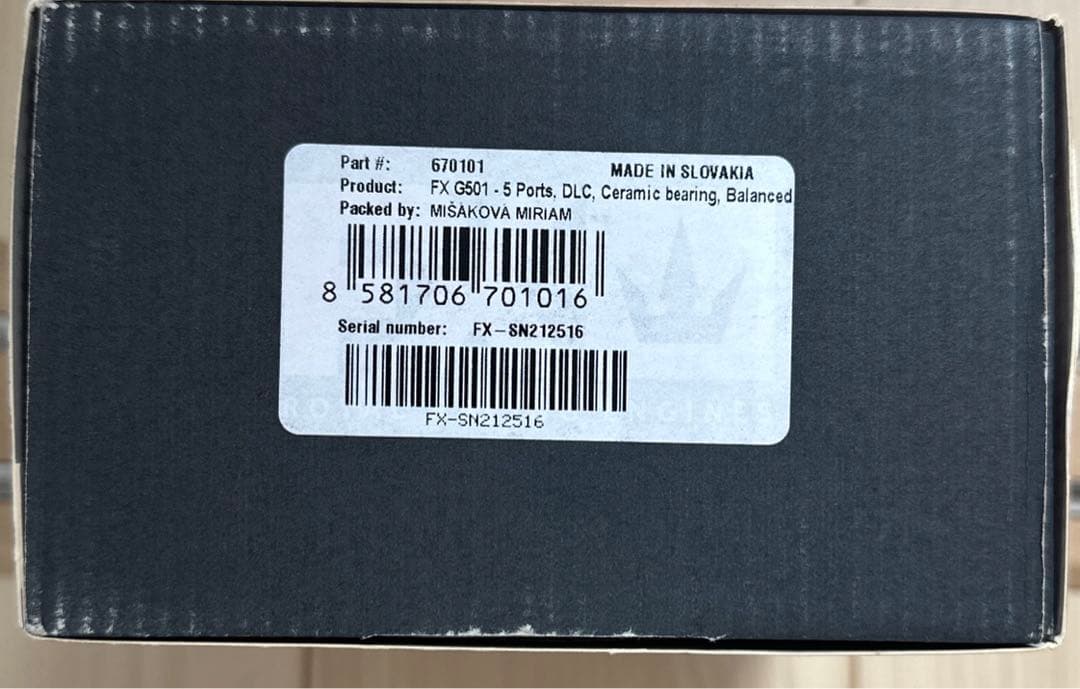 FX  Engines G501 ラジコンエンジン ニトロエンジン