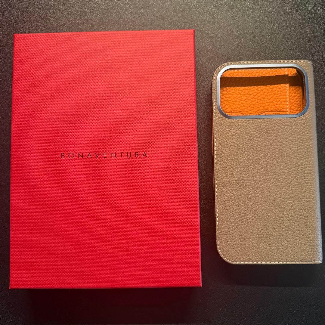 BONAVENTURA 手帳型ケース ベージュ