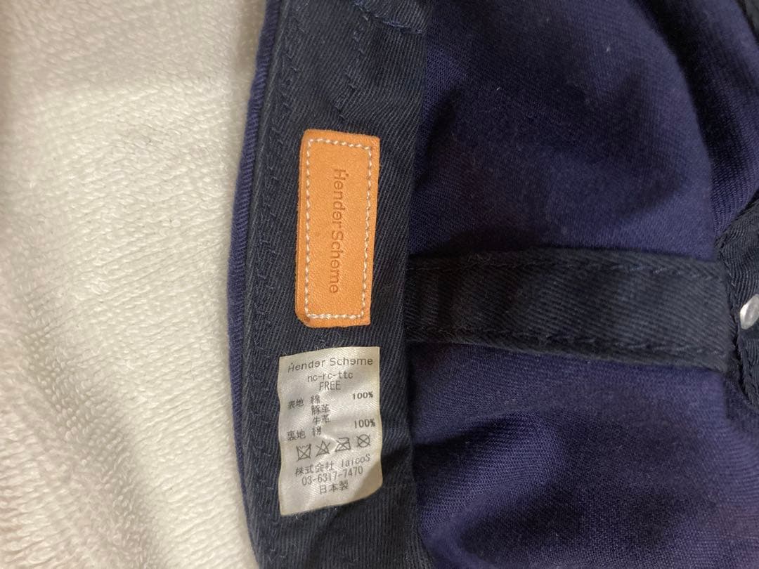 帽子 Hender Scheme 2tone cap