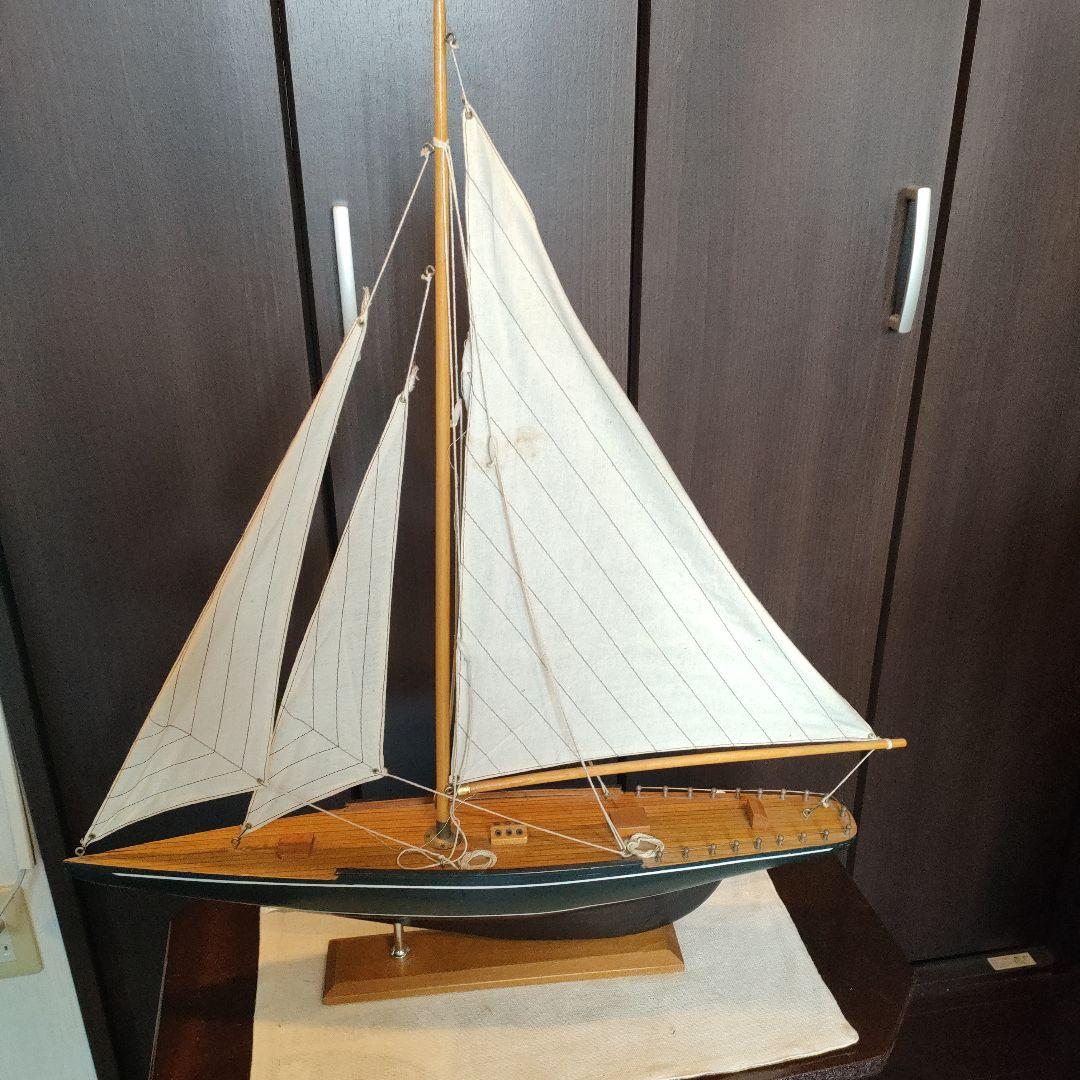 ⭐️ENDEAVOUR 帆船模型エンデバー完成品 船長付き インテリア オブジェ