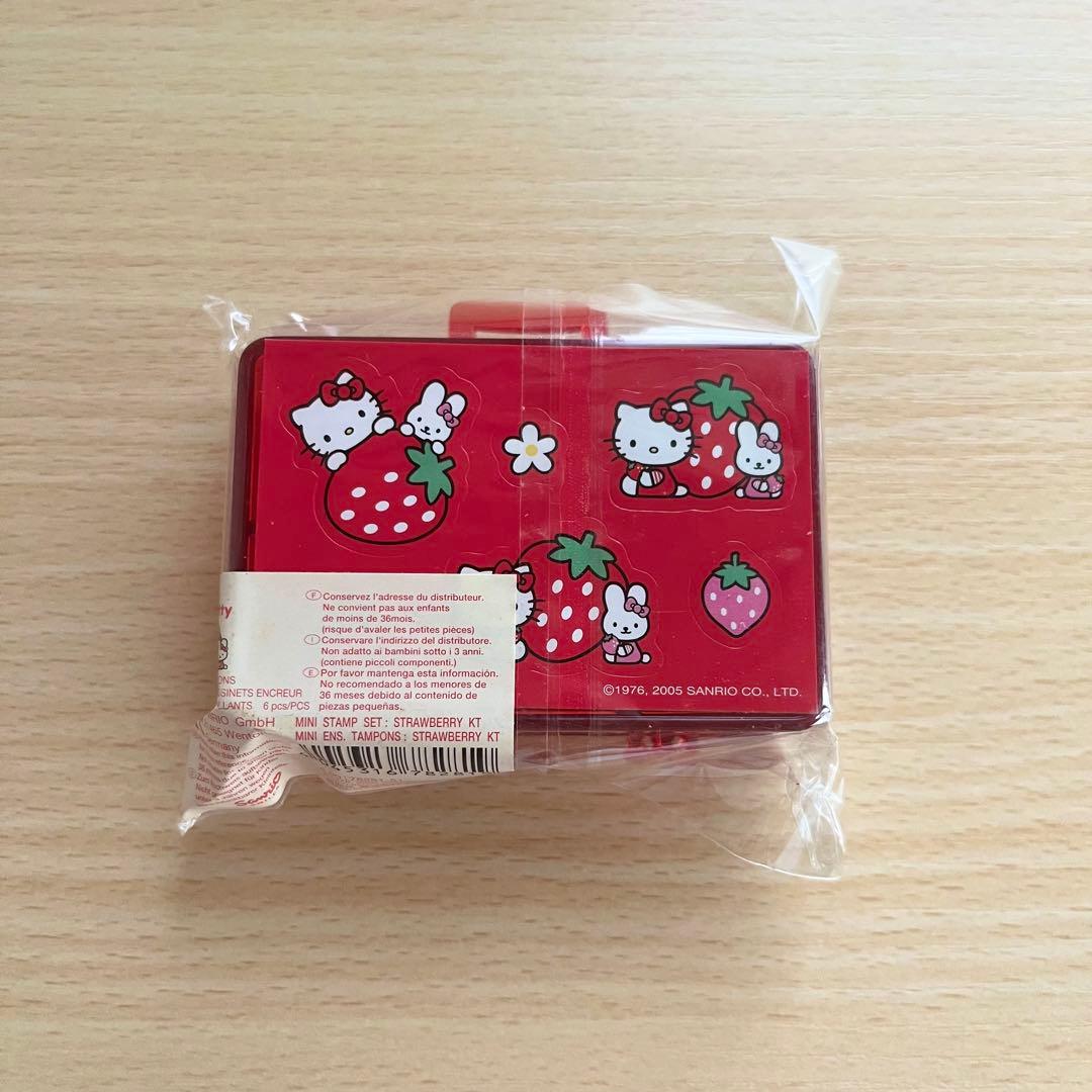 【新品！超激レア！】平成レトロ！ハローキティ スタンプセット シール