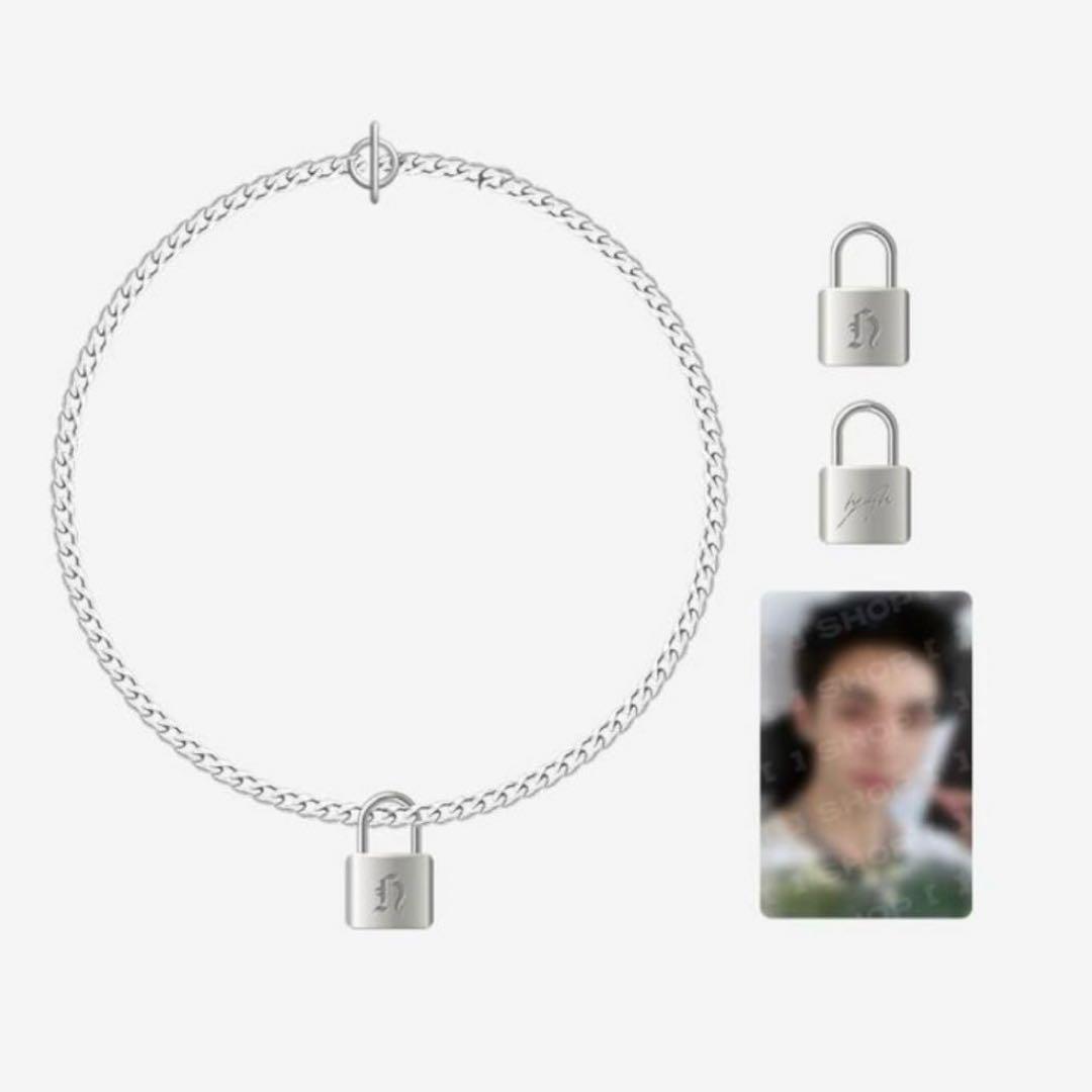 stray kids スキズ ヒョンジン メンプロ ネックレス 南京錠