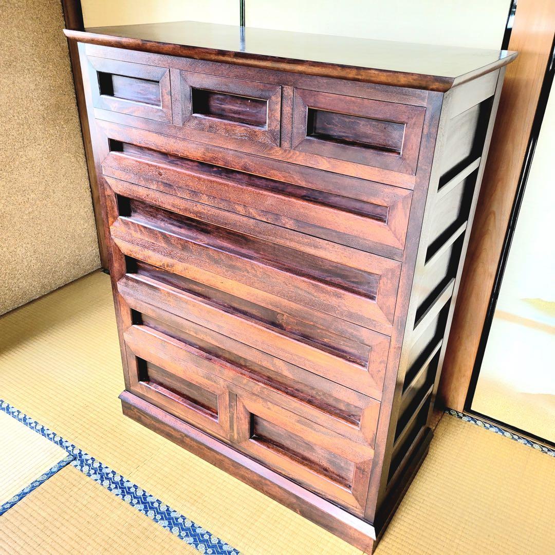 松本民芸家具 ミズメザクラ 高山式 整理タンス