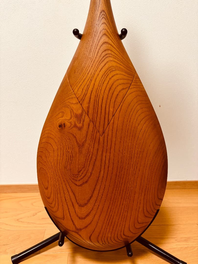 薩摩琵琶 石田不識 五弦 琵琶 撥(柘植)・柱カバー・ソフトケース付