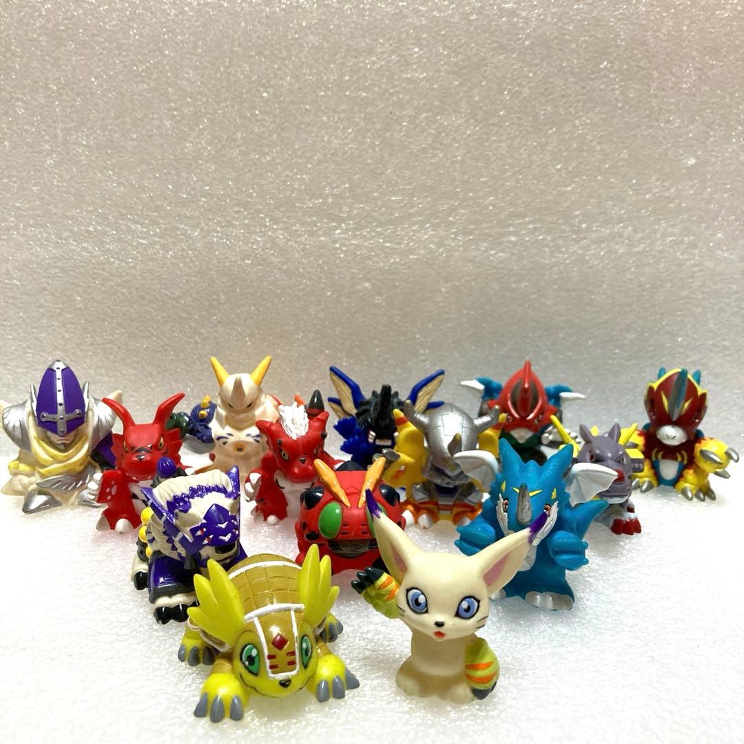 デジタルモンスター デジモン デジモンアドベンチャー 指人形 ソフビ 14体