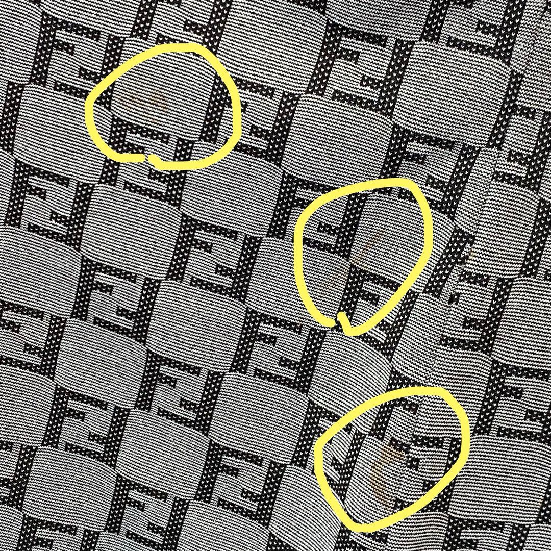 FENDI ズッカ柄 タンクトップ ベスト 42 ヴィンテージ グレー