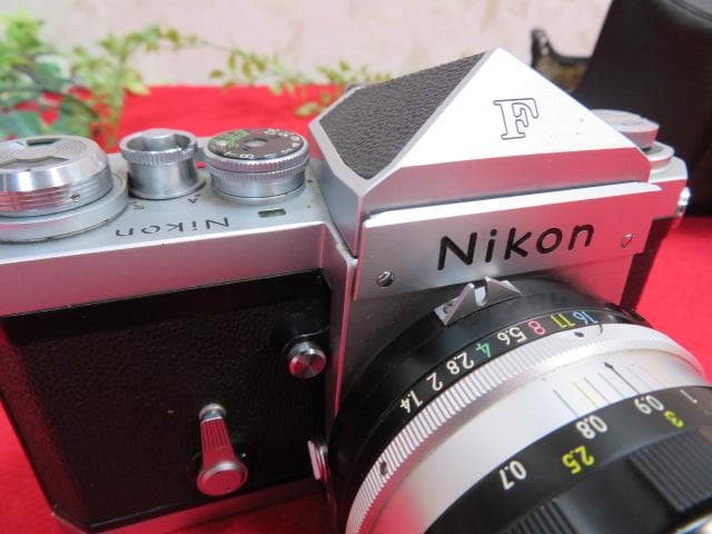 田*中様 【RR1636/6】Nikon F　フィルム一眼レフカメラ　ケース付き