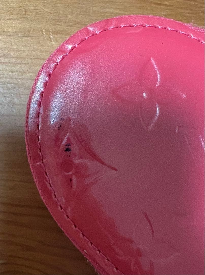 【極美品】ルイヴィトン ヴェルニ ポルトモネクール　ハート型ケース