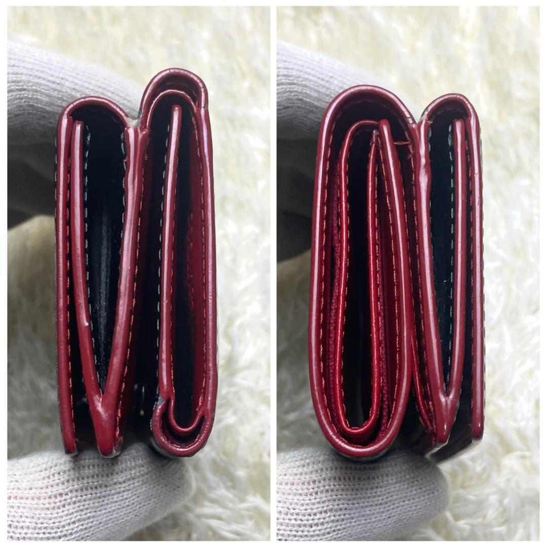 美品 ヴィヴィアンウエストウッド 三つ折り財布レター型 タイニーオーブ ブラック