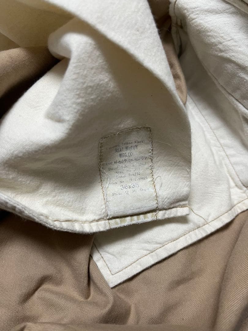 40's U.S.ARMY M41 対戦モデル　チノパン　メタルボタン