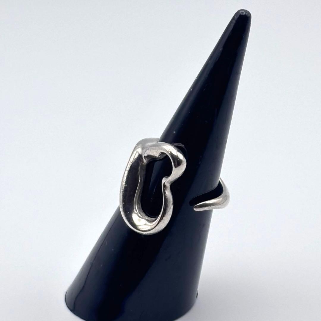 【美品】Tiffany ティファニー　オープンハートリング　シルバー　10.5号