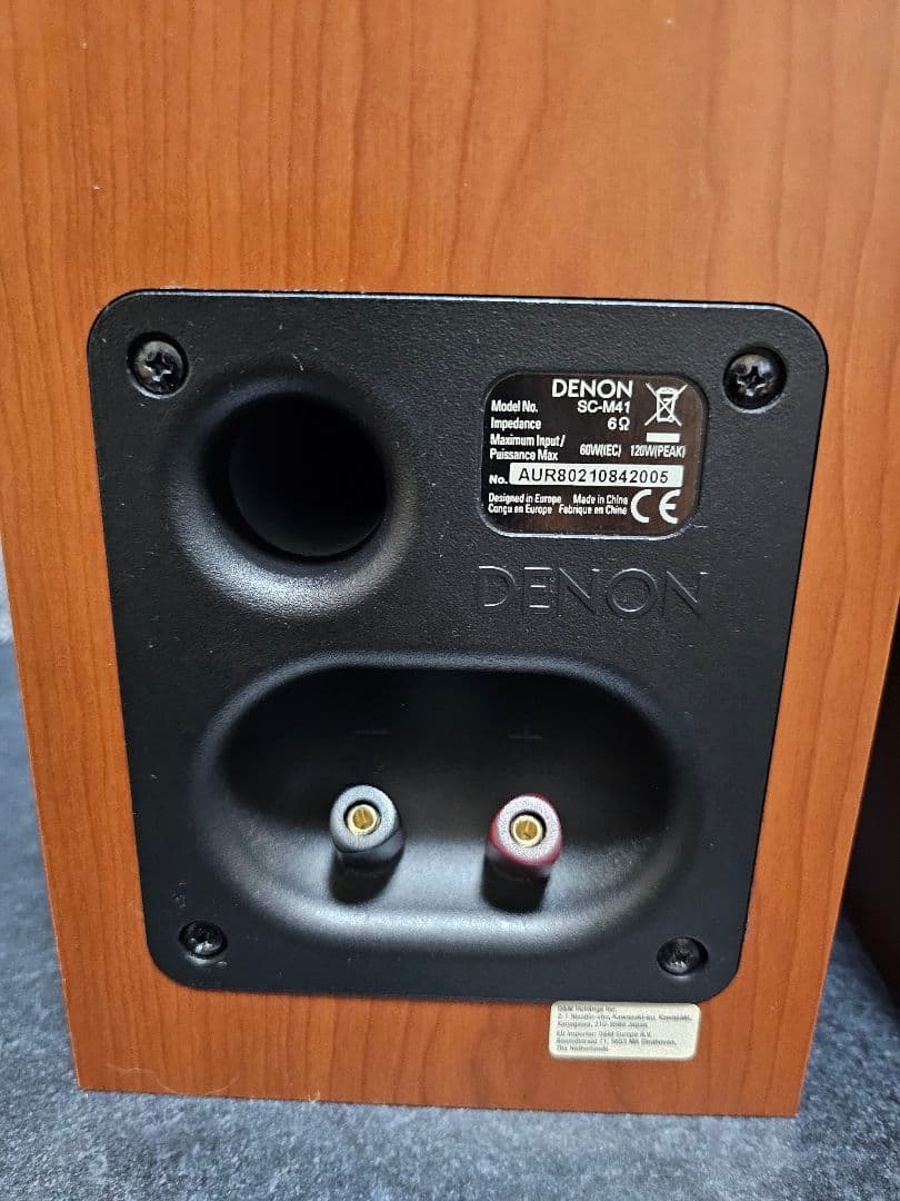 DENON 2ウェイスピーカー ブラウン