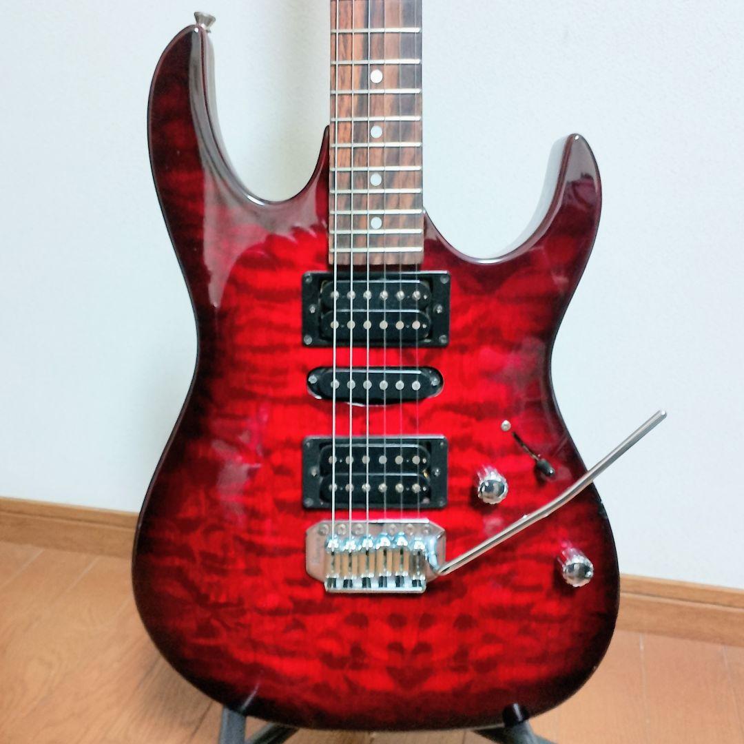 Ibanez　GIO GRX-70QA TRB　エレキギター　弦は新品！