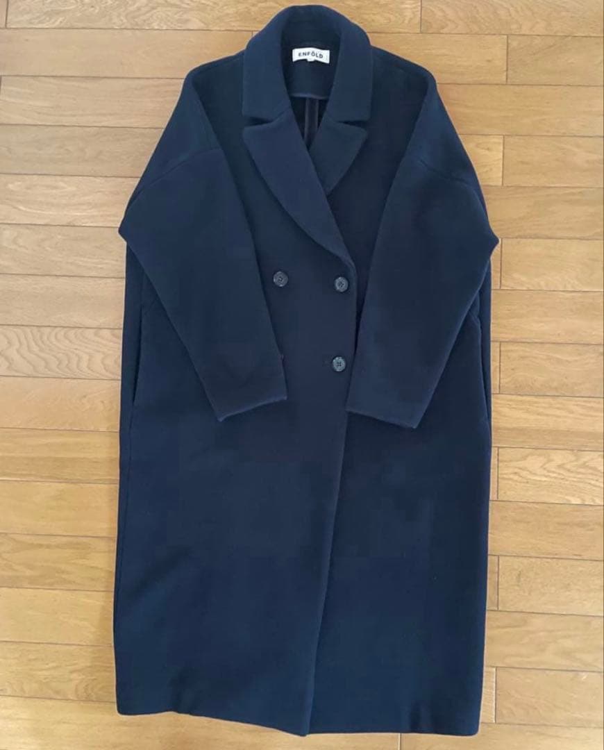 ENFOLD チェスターコート ネイビー38