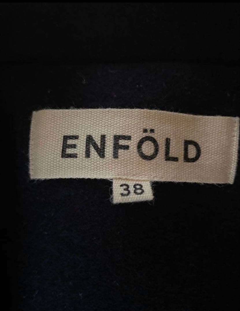 ENFOLD チェスターコート ネイビー38