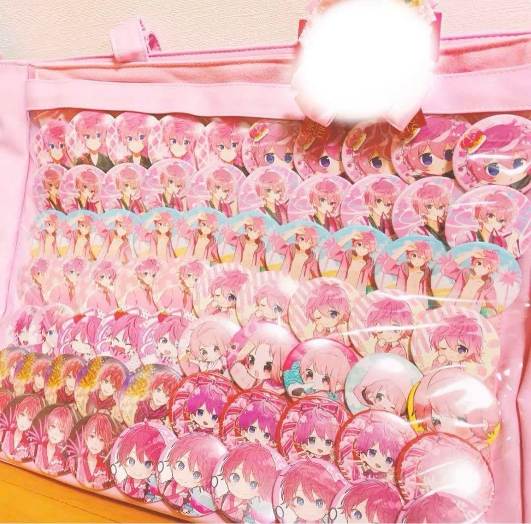 すとぷり さとみくん 缶バッジ 痛バッグ