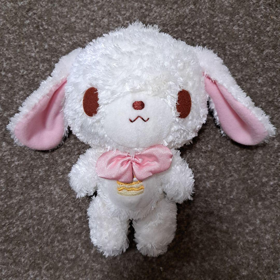 サンリオ シュガーバニーズ ぬいぐるみ　シロウサ 刺繍