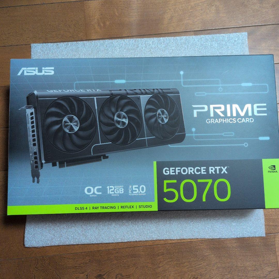 【美品】ASUS PRIME RTX5070 O12G