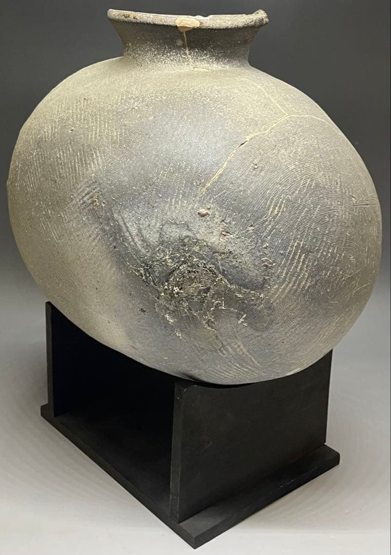 須恵器　新羅土器　特大　俵壺　y117