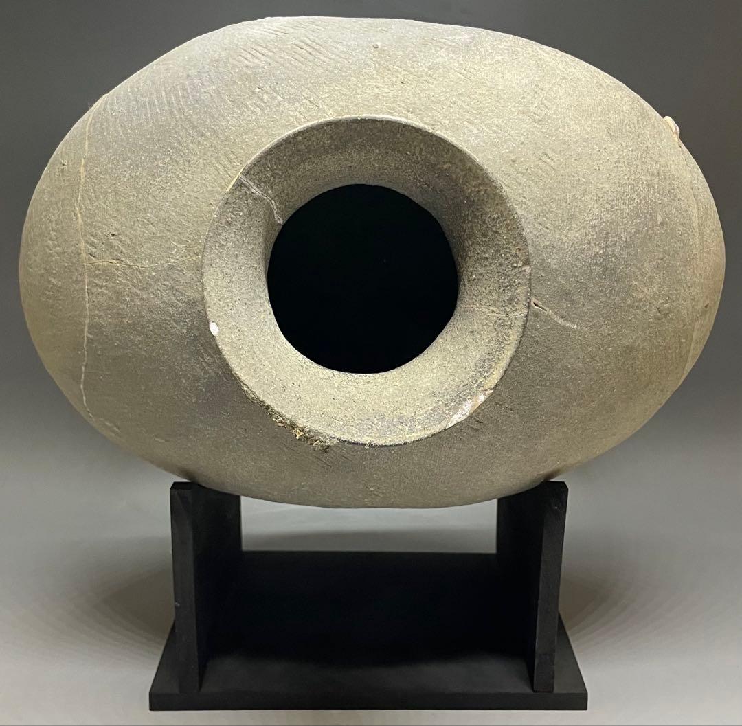 須恵器　新羅土器　特大　俵壺　y117