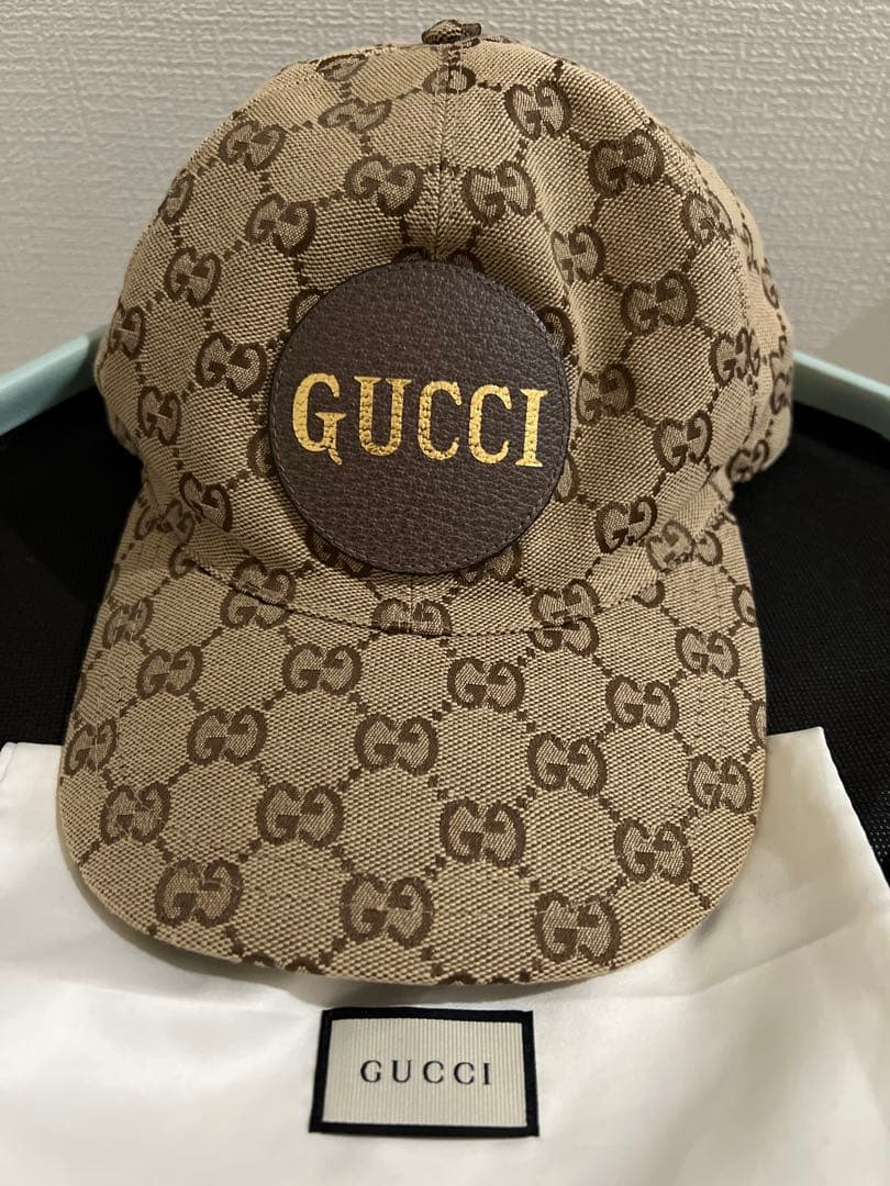 GUCCI グッチ GGキャンバス ベースボールキャップ モノグラム XL