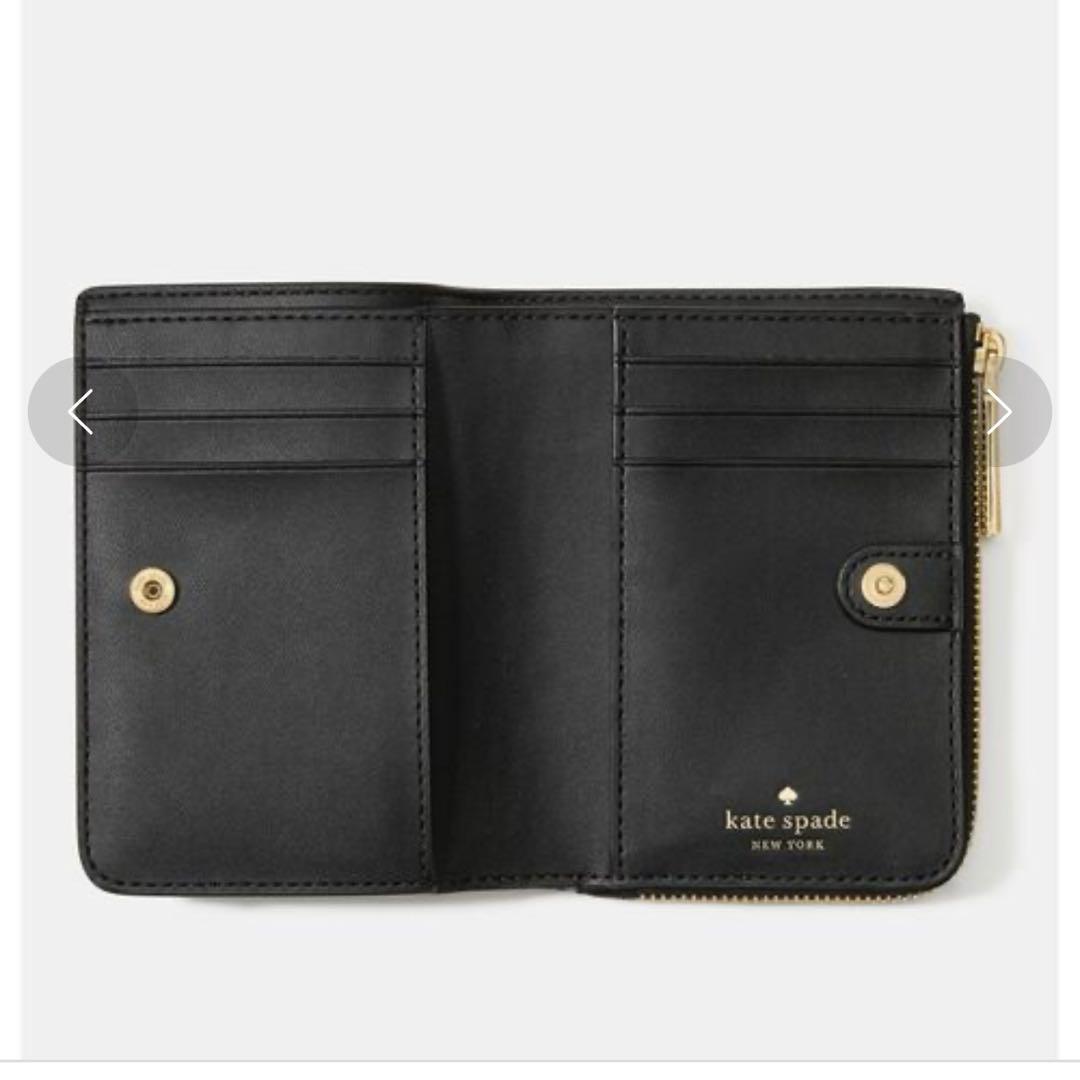ケイトスペード スペードフラワースモールL-ジップ ウォレット 二折り財布