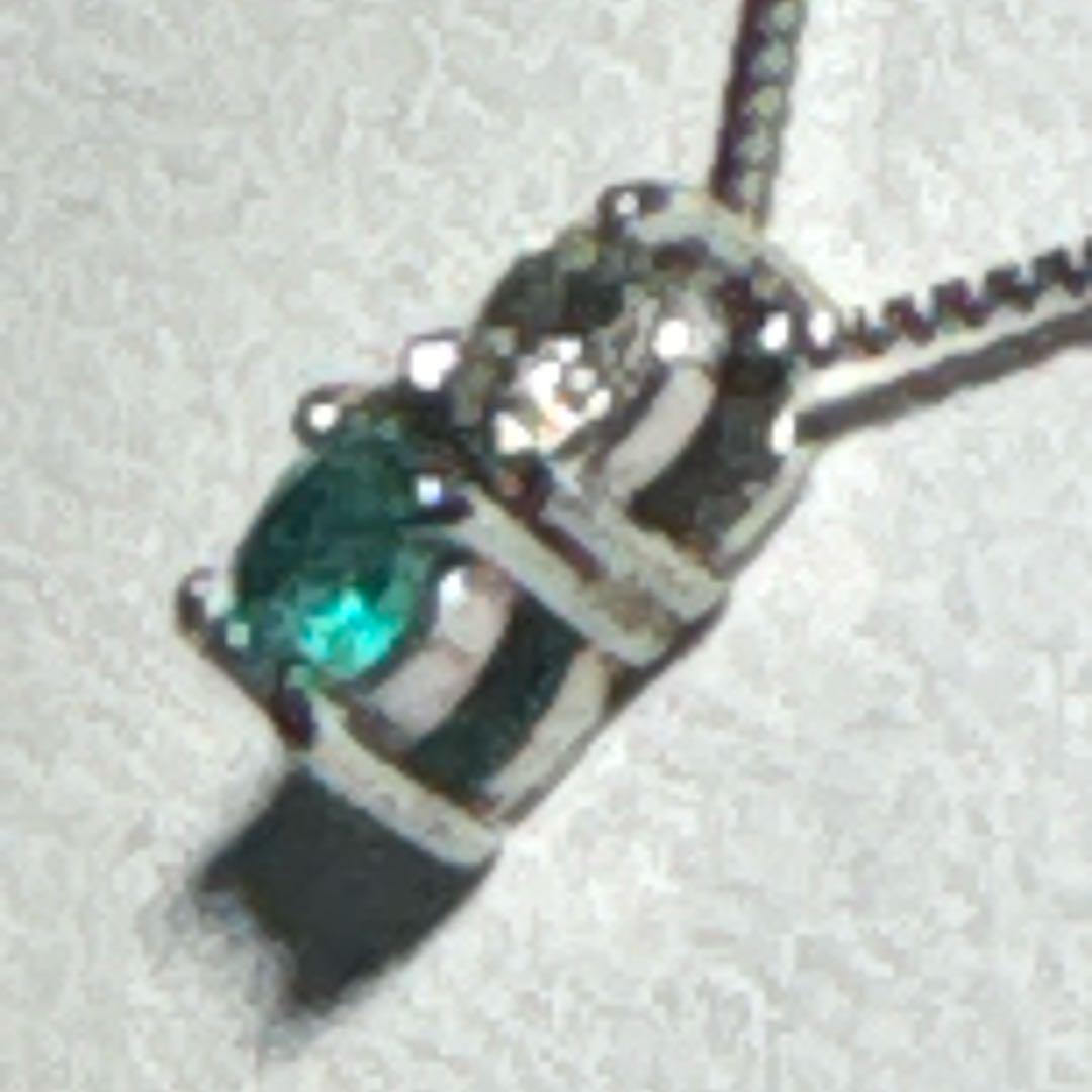 PTパライバトルマリンダイヤモンドペンダントNO24-971