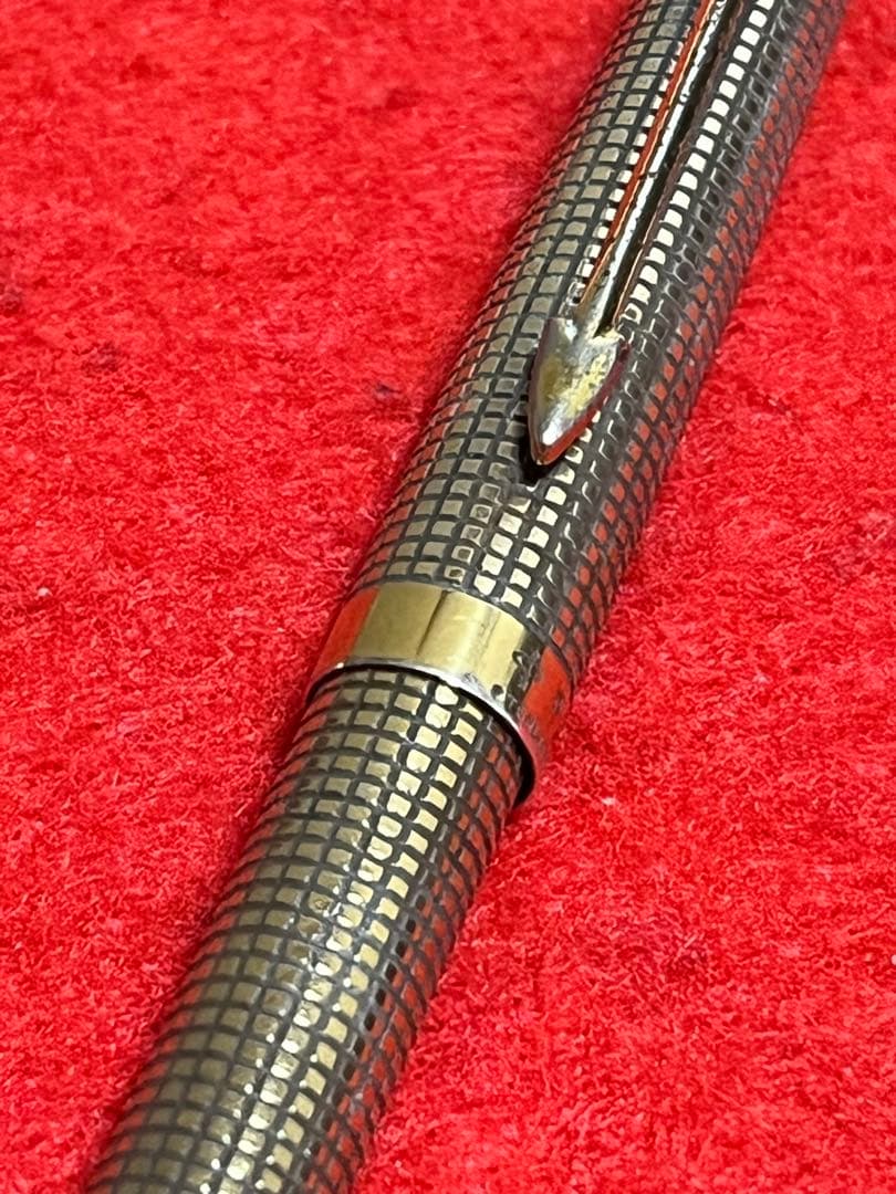 パーカー75ボールペン シズレ スターリングシルバー ❗️VERMEIL‼️貴重‼️