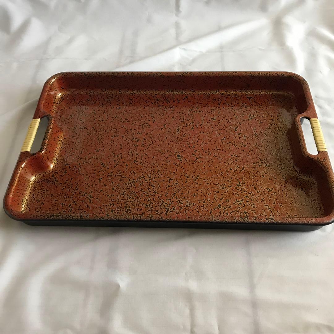 新品　未使用品　津軽塗 高級伝統的工芸品　長手盆