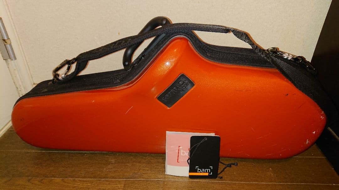 Bam！アルトサックスソフトケース中古 テラコッタカラー
