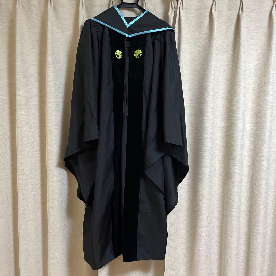 東京大学 アカデミックガウン 法学部バッチ　Lサイズ