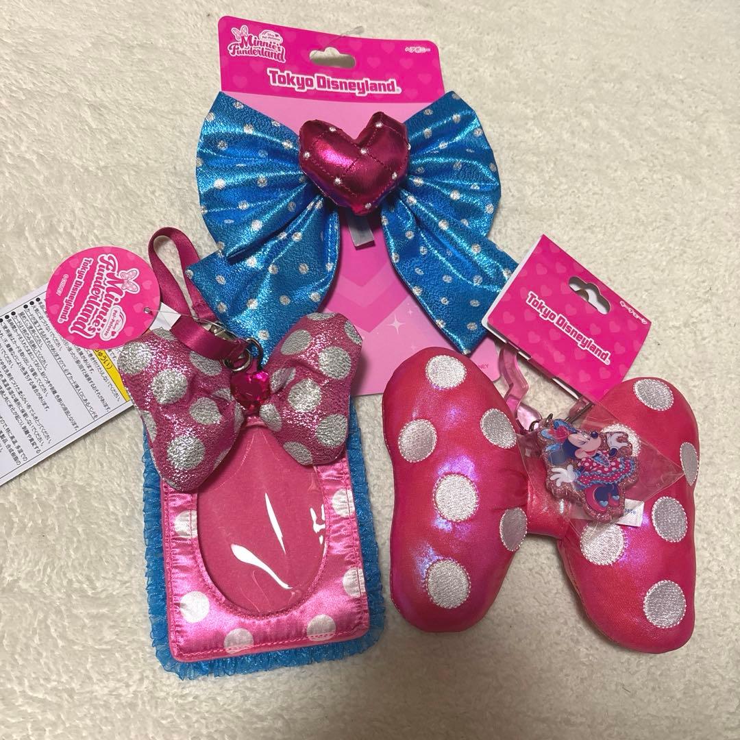 ミニーのファンダーランド2026 ヘアゴム、キーチェーン、カードホルダー
