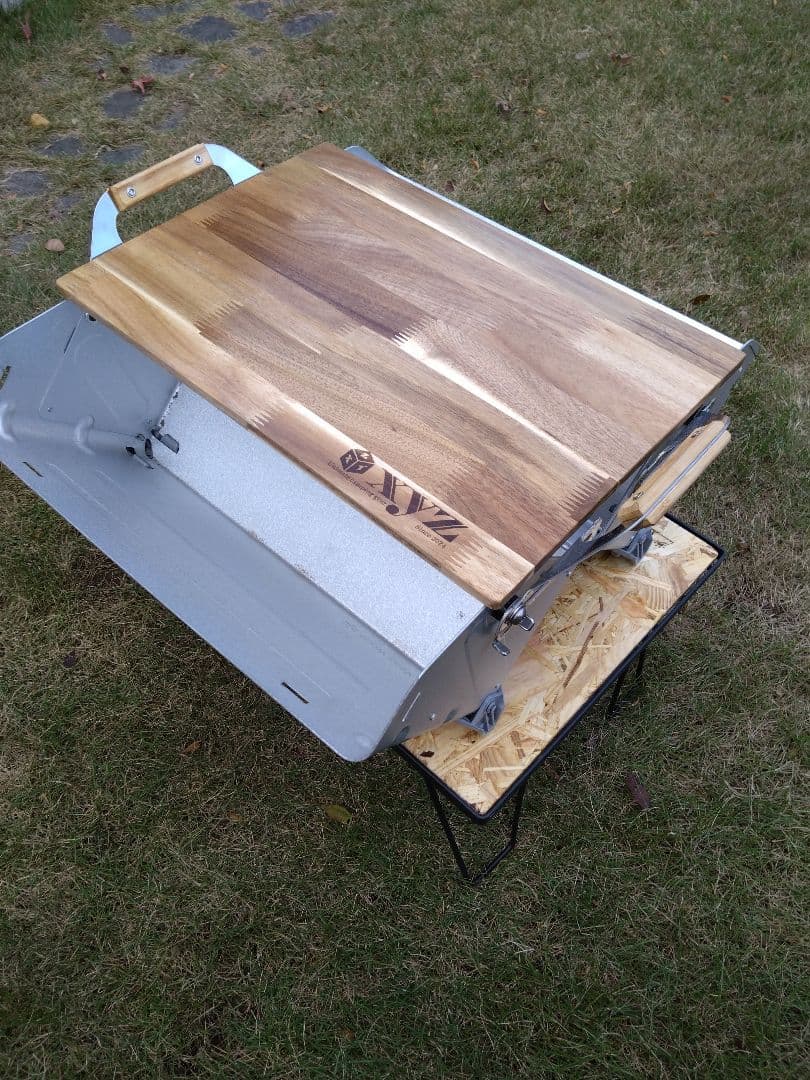 スノーピーク　シェルフコンテナ25用　スライド天板　ハンドメイド品　②