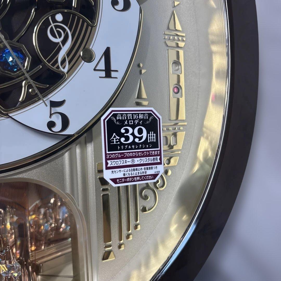 新品　SEIKO からくり時計　RE579B メロディ時計 オーバル型 全39曲