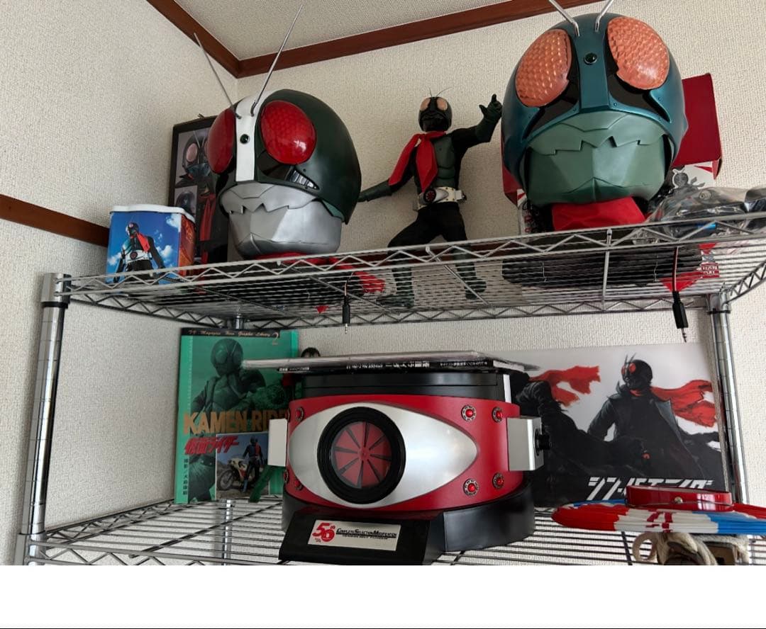 仮面ライダー　 新1号　アトラク　レプリカ　キット　マスク　1/1