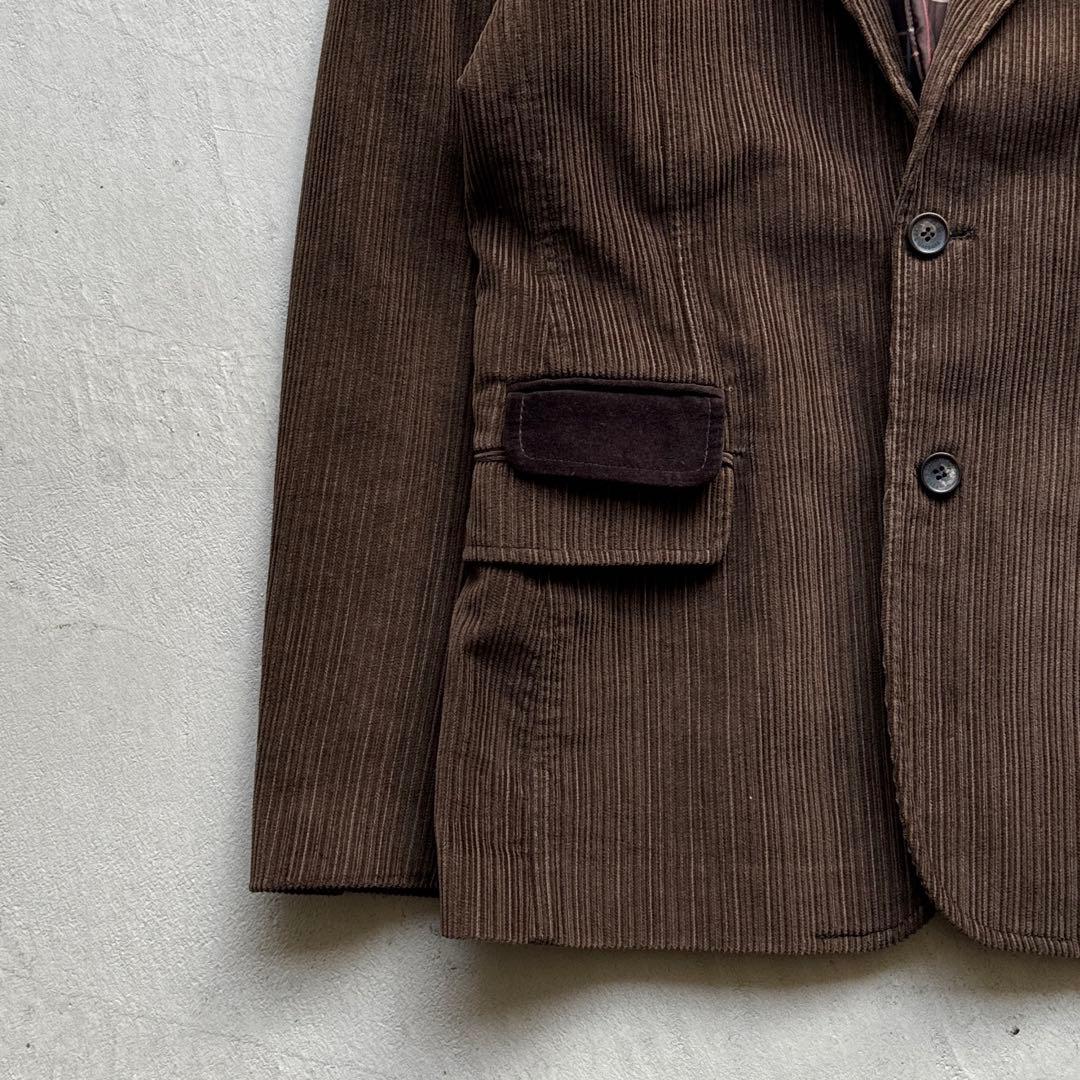 90s d&g dolce&gabbana コーデュロイ ジャケット 茶
