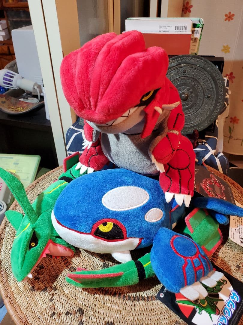 ポケモンセンター ぬいぐるみセット グラードン カイオーガ レックウザ